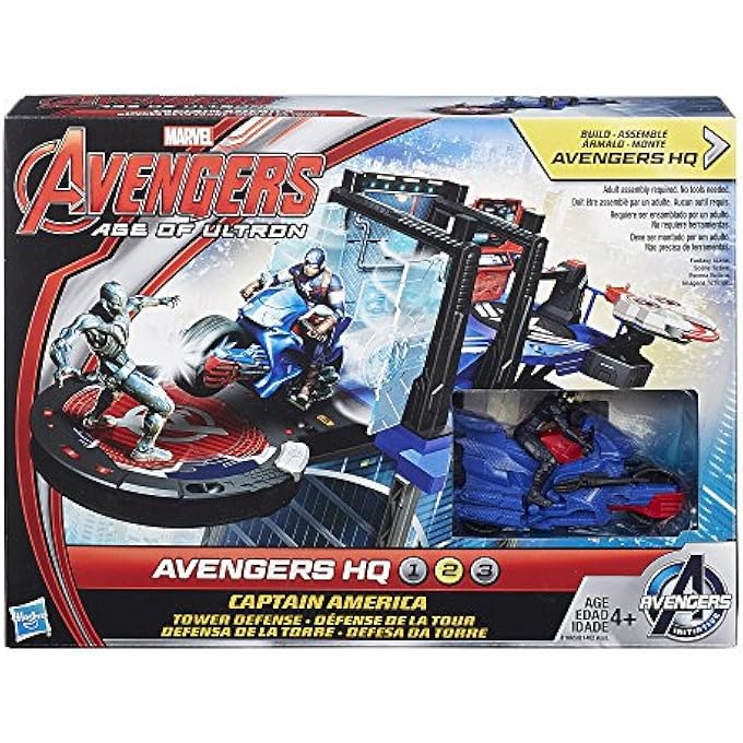 MARVEL AVENGERS HQ CAPTAIN AMERICA TOWER DEFENSE SET - Image 3